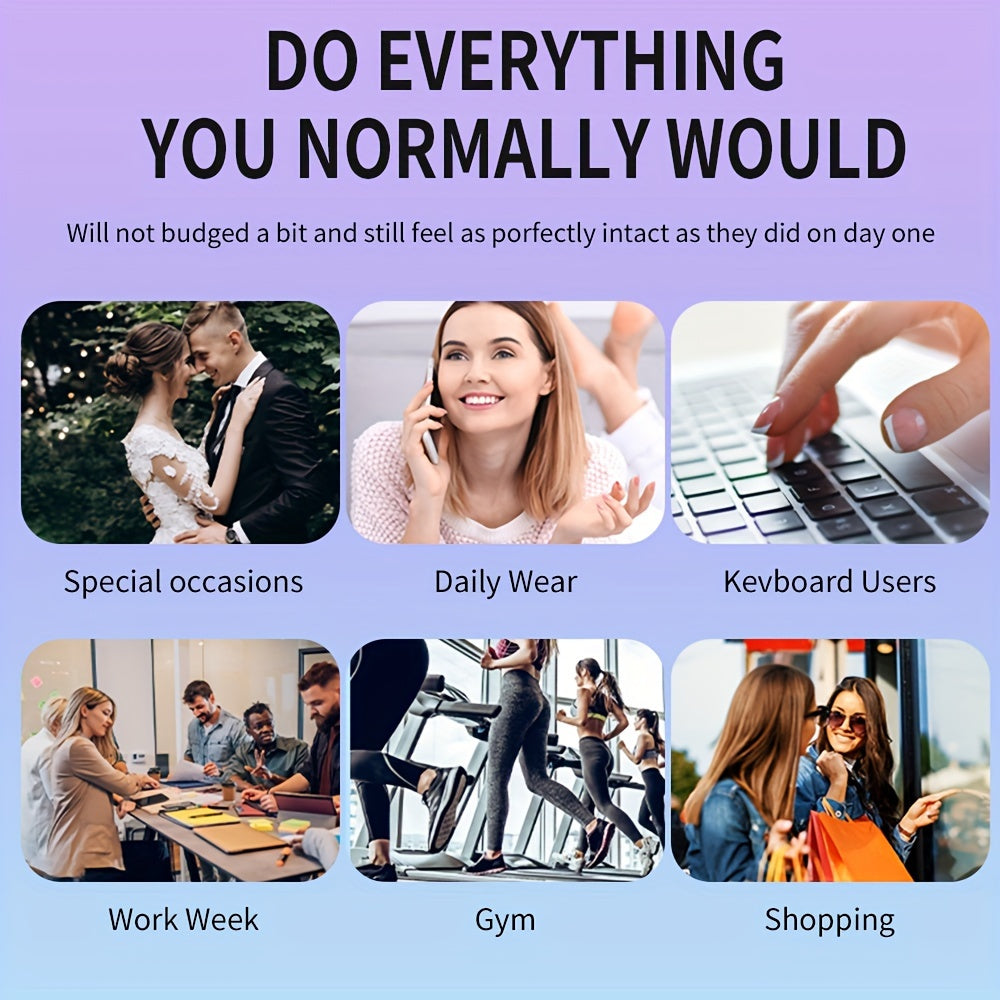 24pcs Stunning Red Cat Eye Press On Nails - Glossy Long Ballerina with Sparkling Finish; Includes Adhesive Tabs, Rubbing Strip, and Wooden Stick.